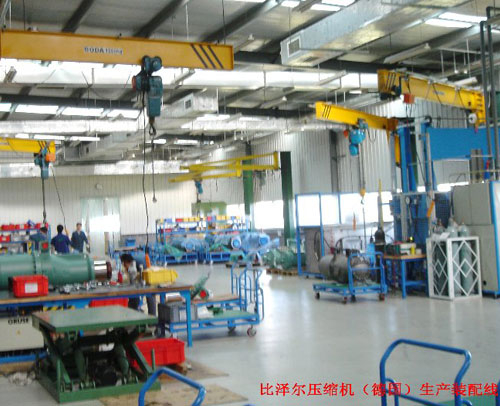 比澤爾壓縮機（德國）生產線配線